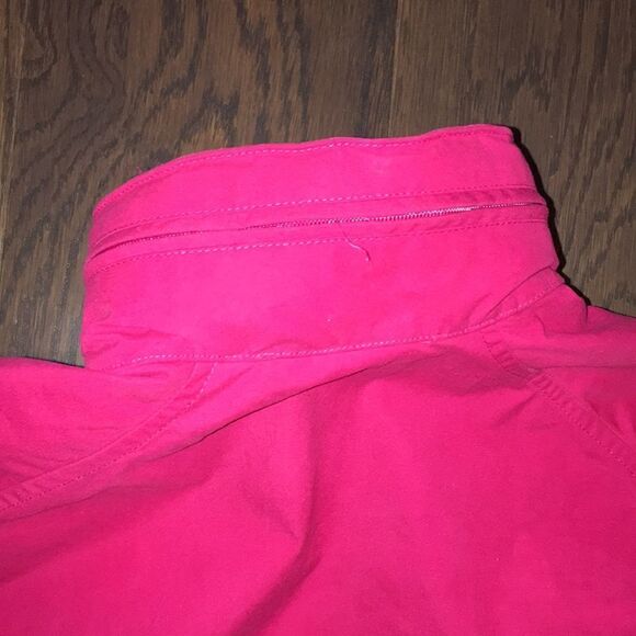 Pink Jack Wolfskin Womens Function 65 Organic Zip Hood Collar Hiking Jacket #899 - Picture 11 of 13